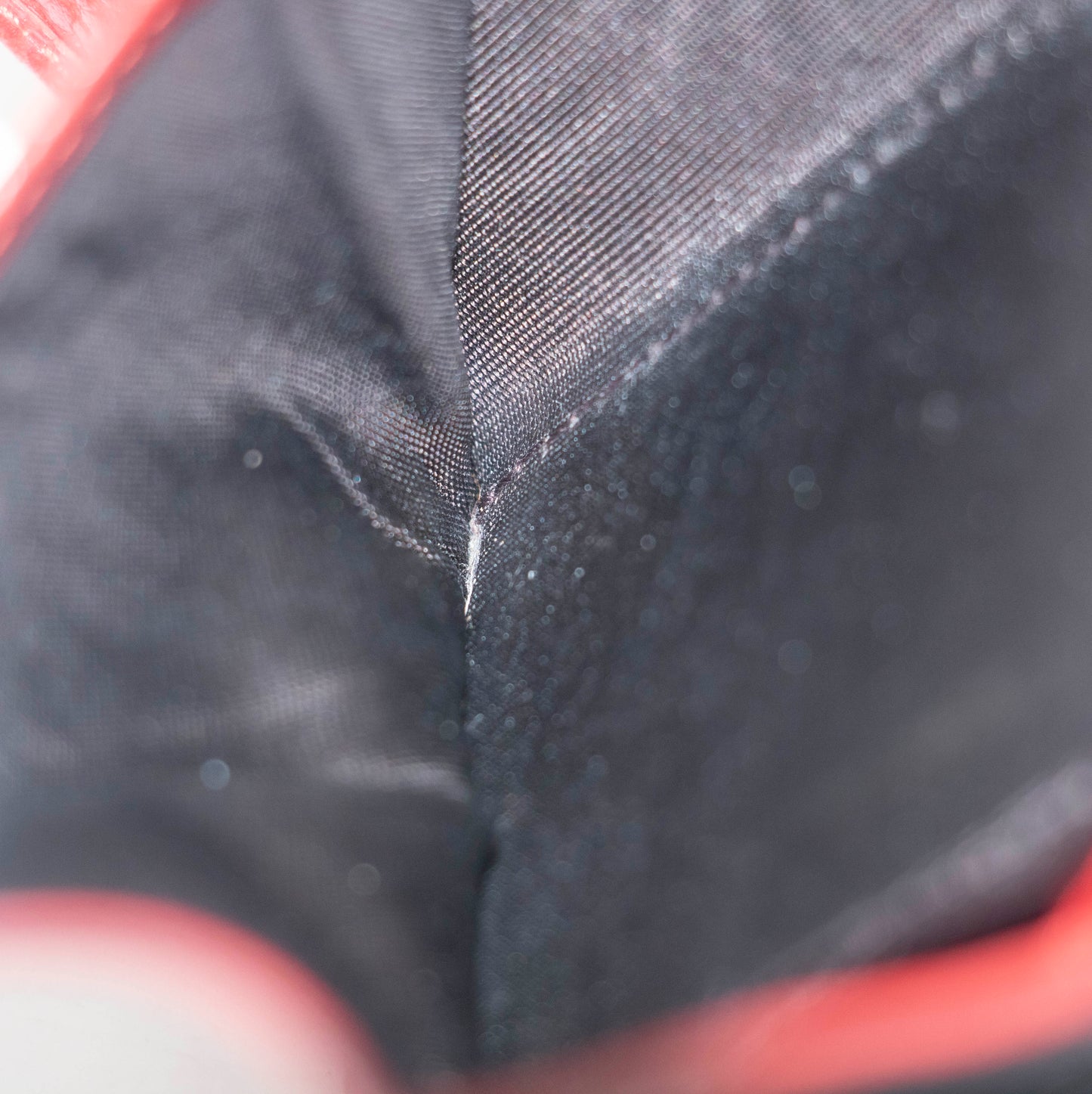 Gucci Black Leather Compact Wallet Red Trim #3723