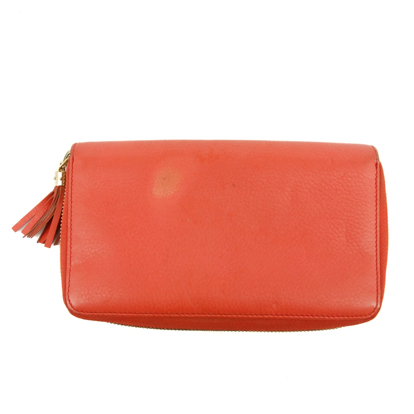 Gucci Coral Leather Soho Zippy Long Wallet #3820