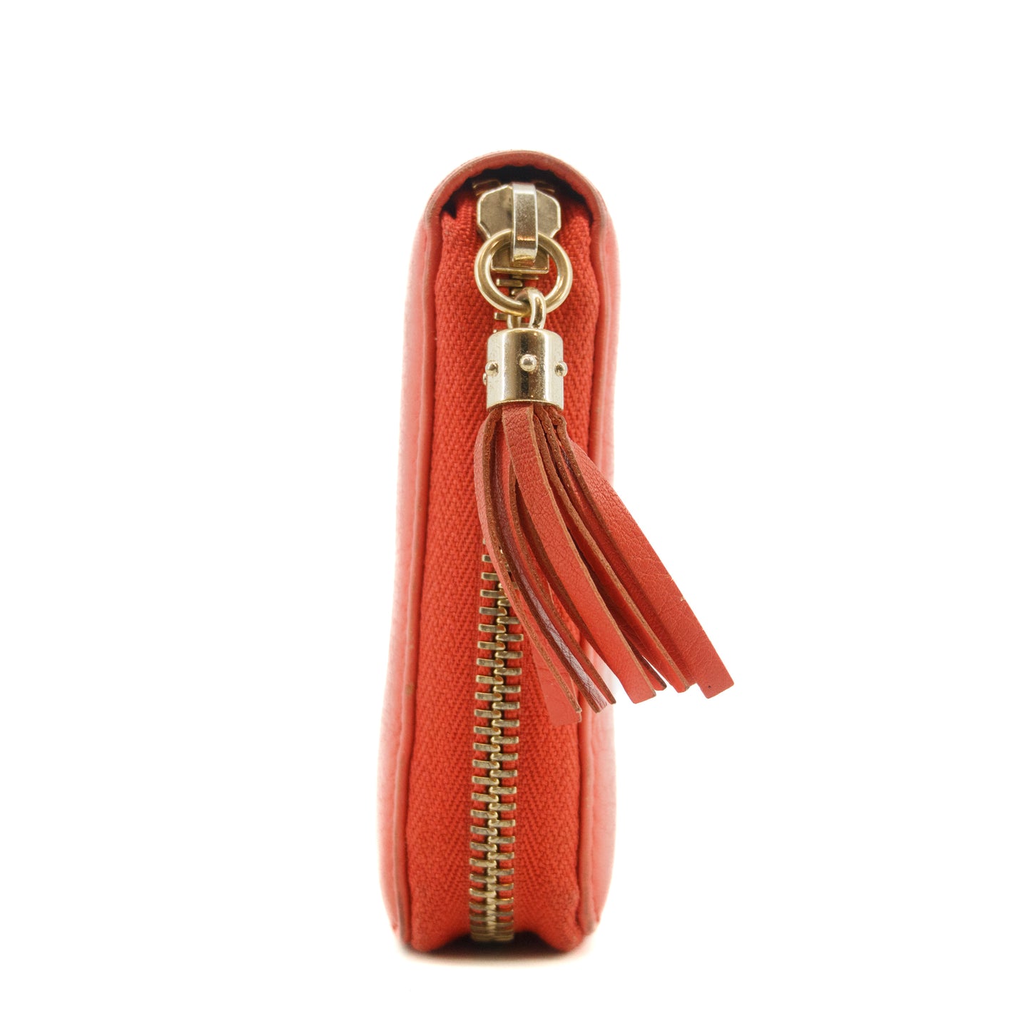 Gucci Coral Leather Soho Zippy Long Wallet #3820