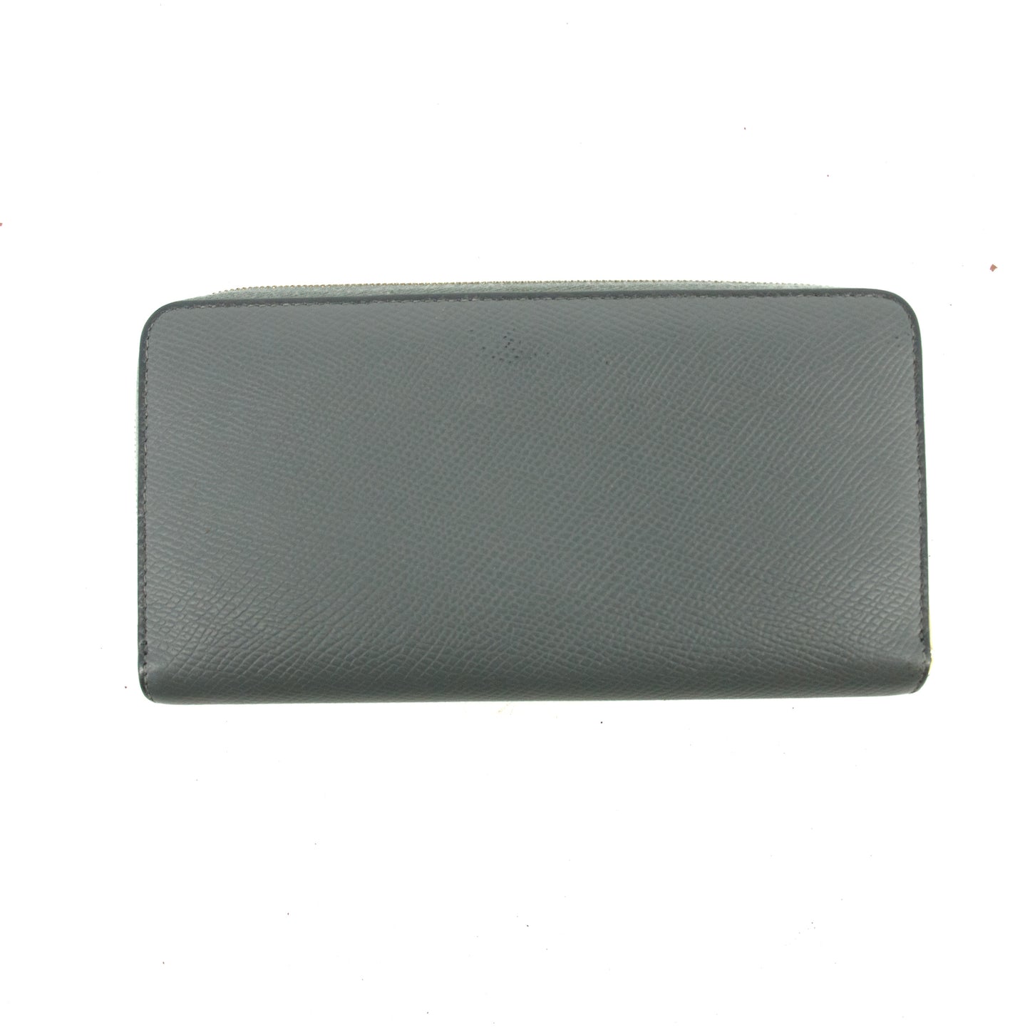 Celine Grey Leather Zippy Long Wallet #3821