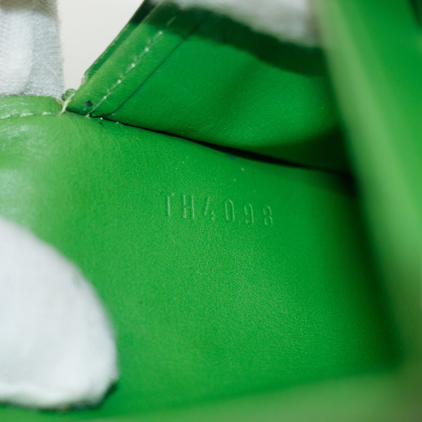 Louis Vuitton Vernis Green Trifold Long Wallet #3836