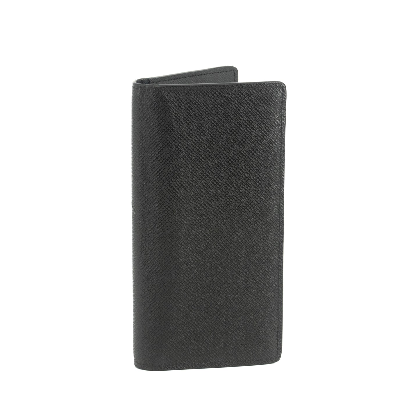 Louis Vuitton Taiga Leather Black Long Wallet #3906