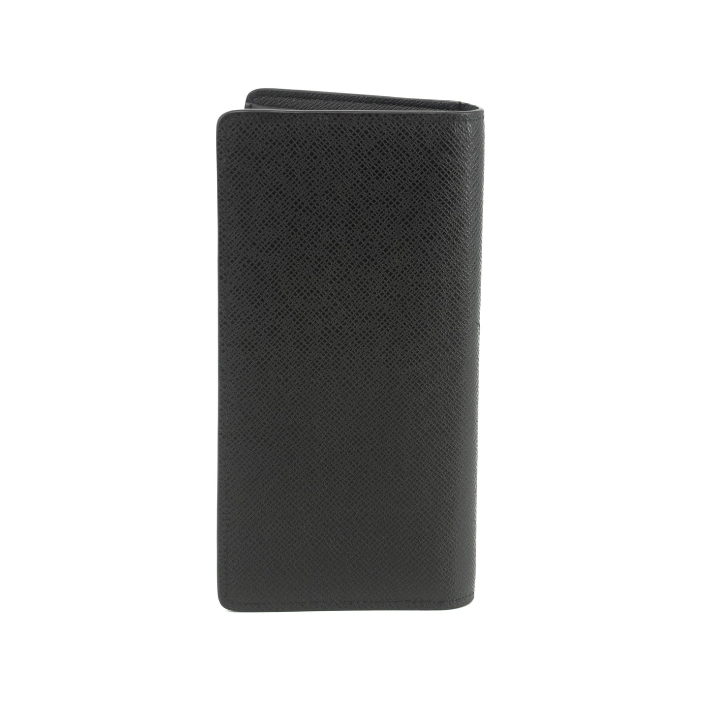 Louis Vuitton Taiga Leather Black Long Wallet #3906