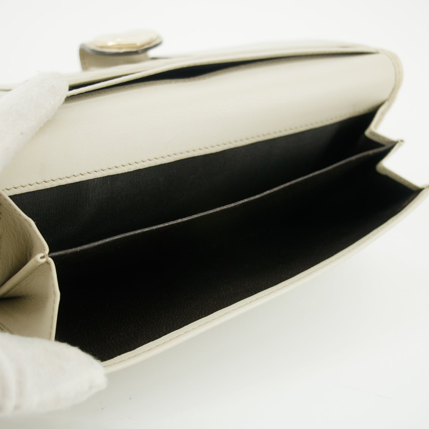 Gucci Guccissima White Heart Continental Long Wallet #5172