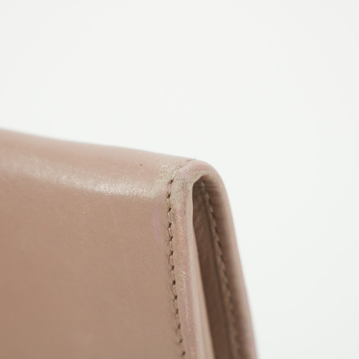 Bvlgari Pink Leather Bifold Long Wallet #5191