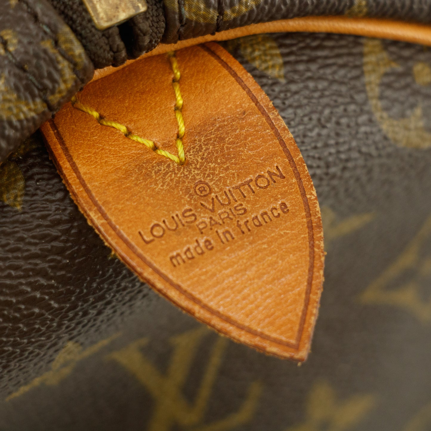 Louis Vuitton Monogram Canvas Brown Keepall Boston Bag #5270