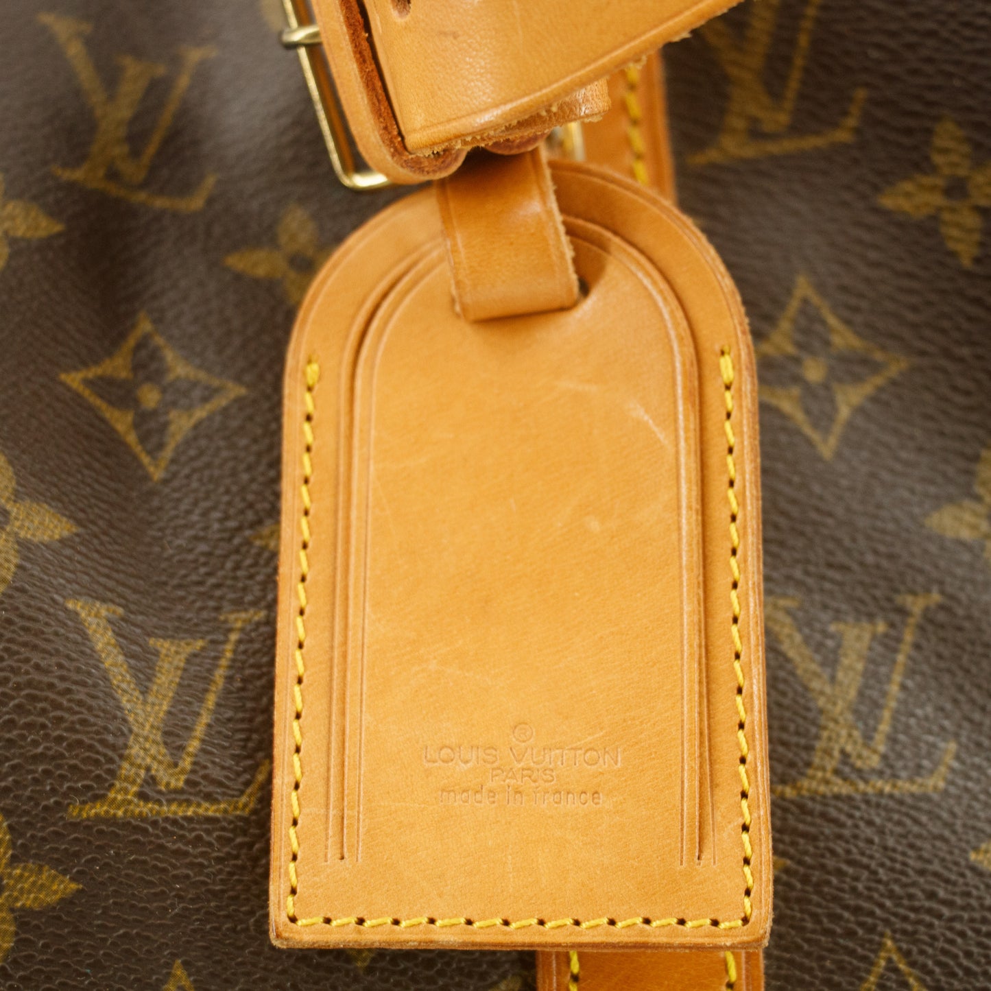 Louis Vuitton Monogram Canvas Brown Keepall Boston Bag #5270