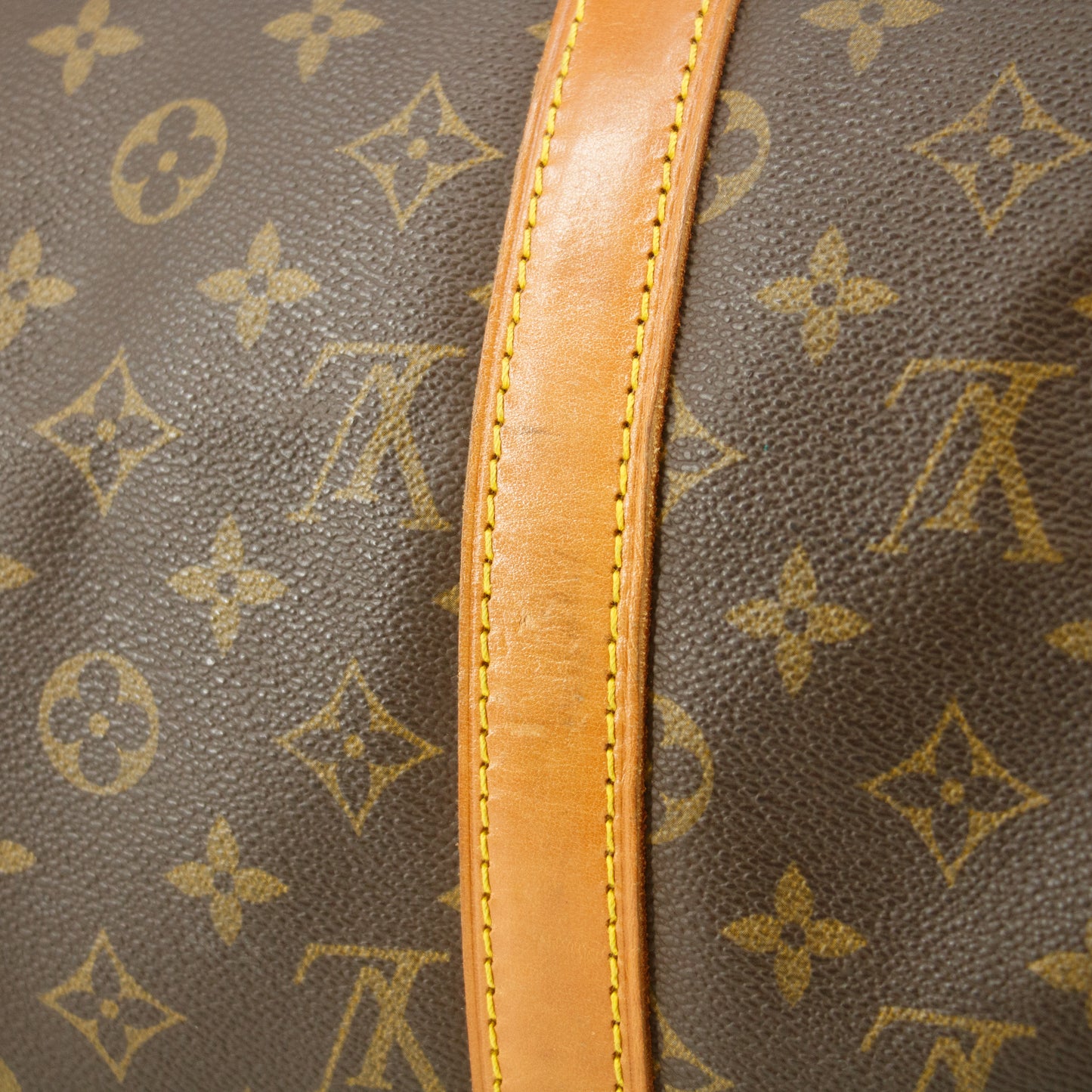 Louis Vuitton Monogram Canvas Brown Keepall Boston Bag #5270