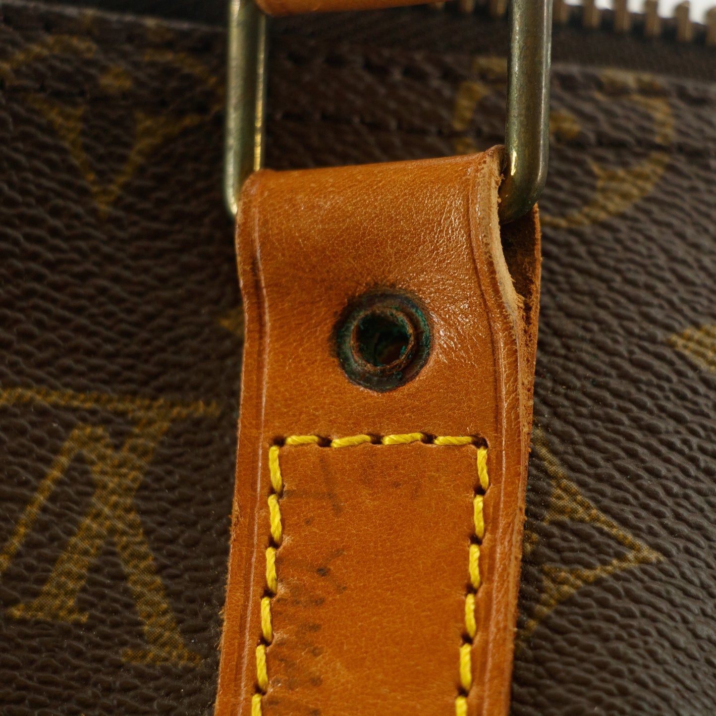 Louis Vuitton Monogram Canvas Brown Keepall Boston Bag #5270