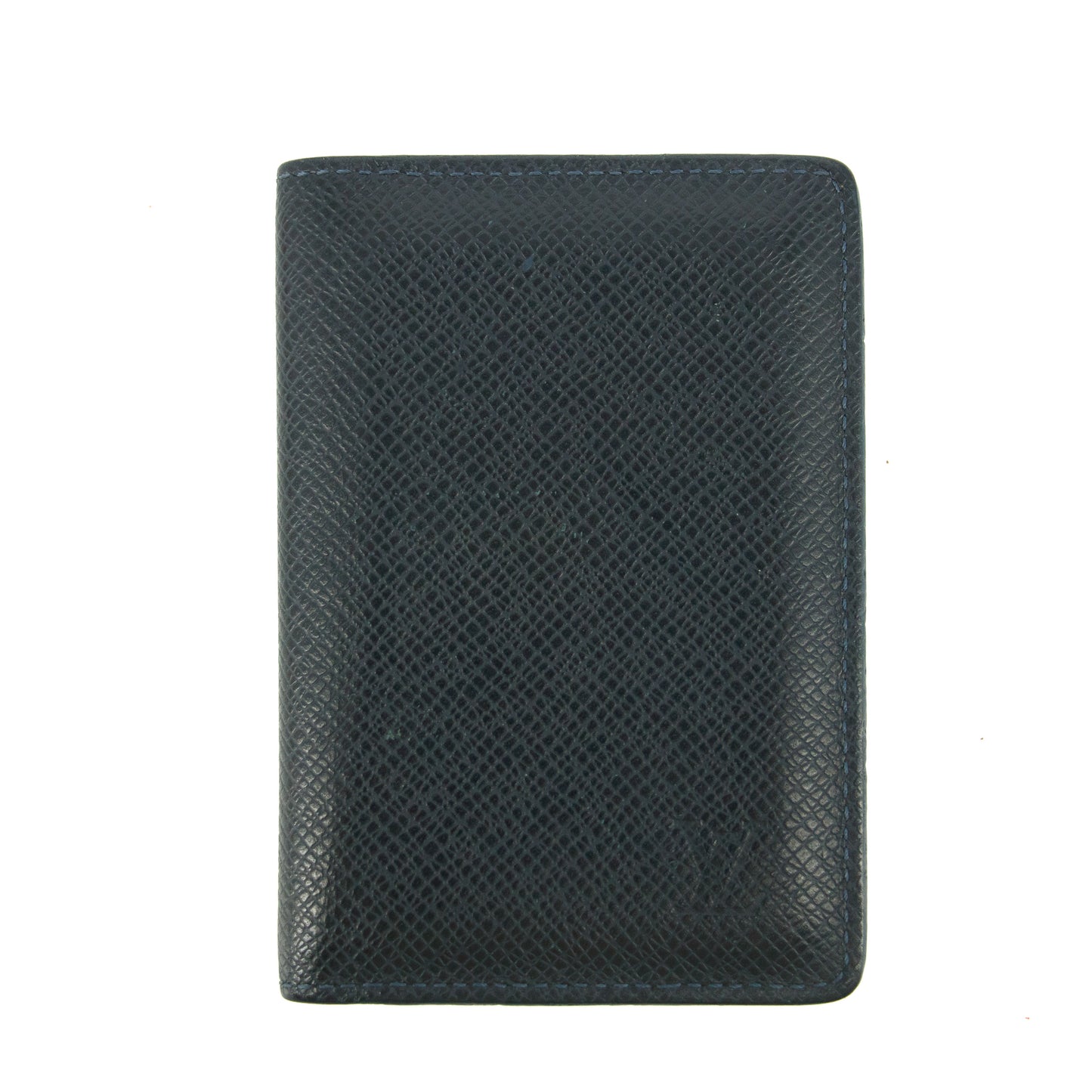 Louis Vuitton Navy Leather Cardholder Wallet (S.M) #5791