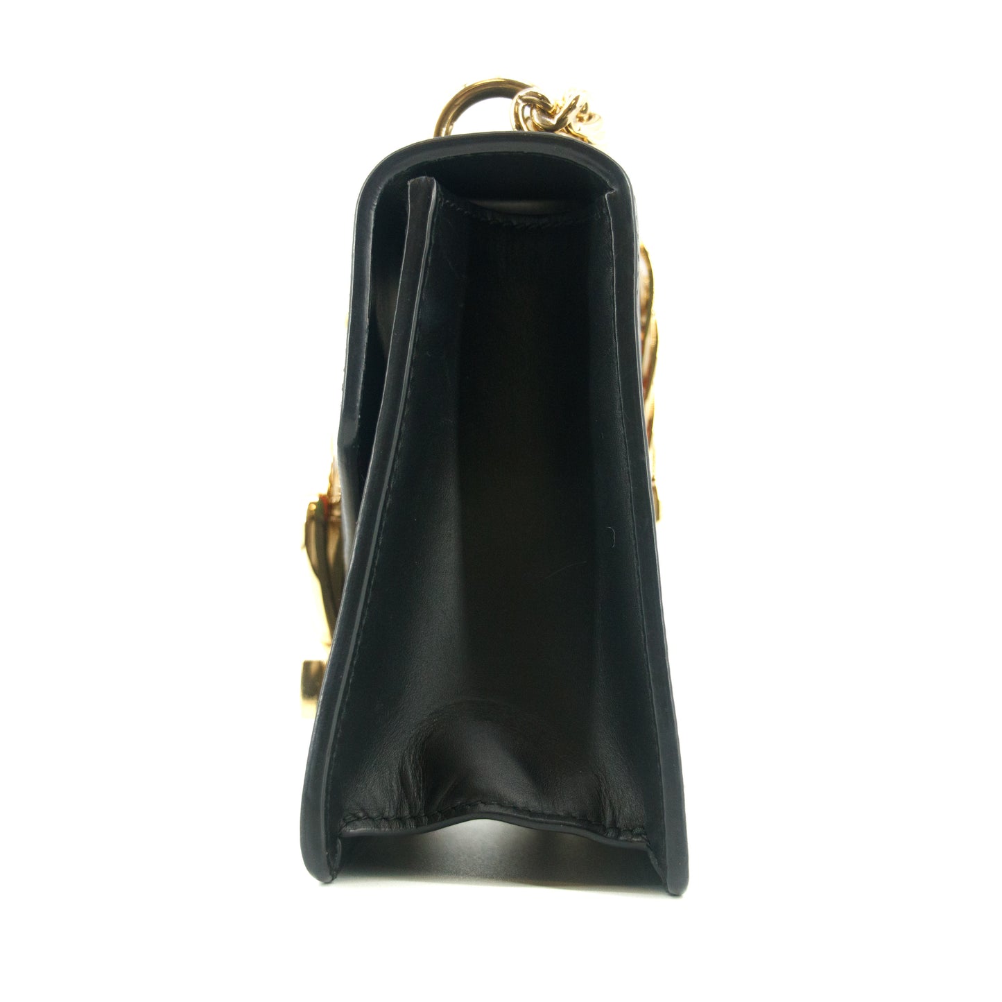Gucci Black Sylvie Small Chain Shoulder Bag #7691