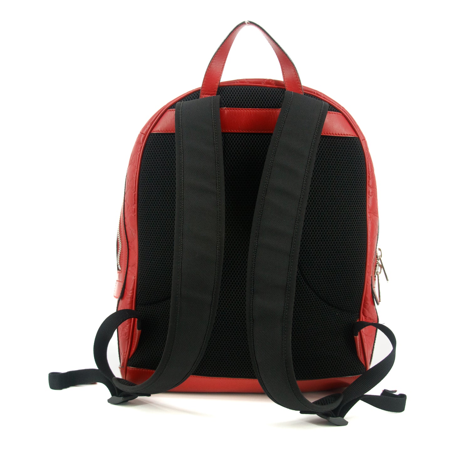 Gucci Red Guccisima Leather Backpack #7692