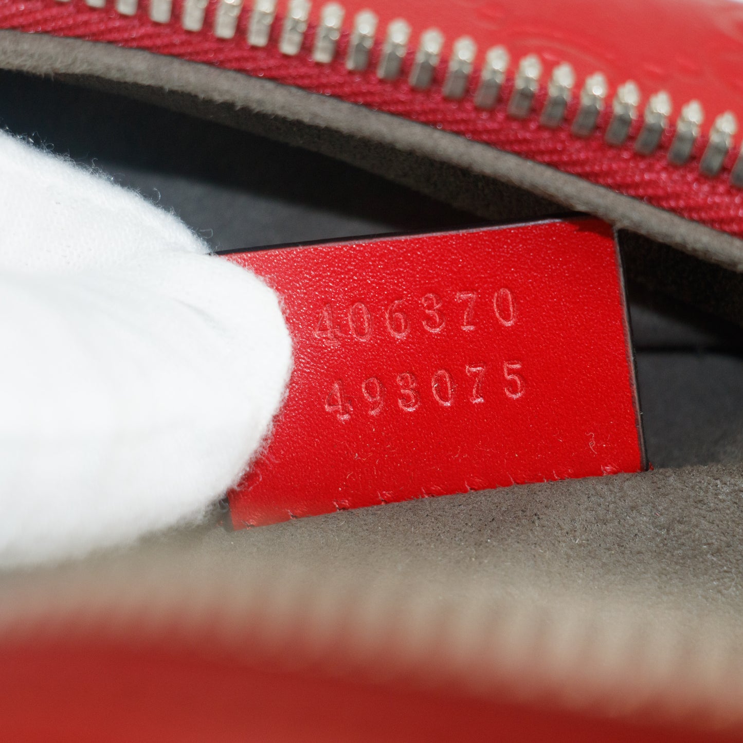 Gucci Red Guccisima Leather Backpack #7692