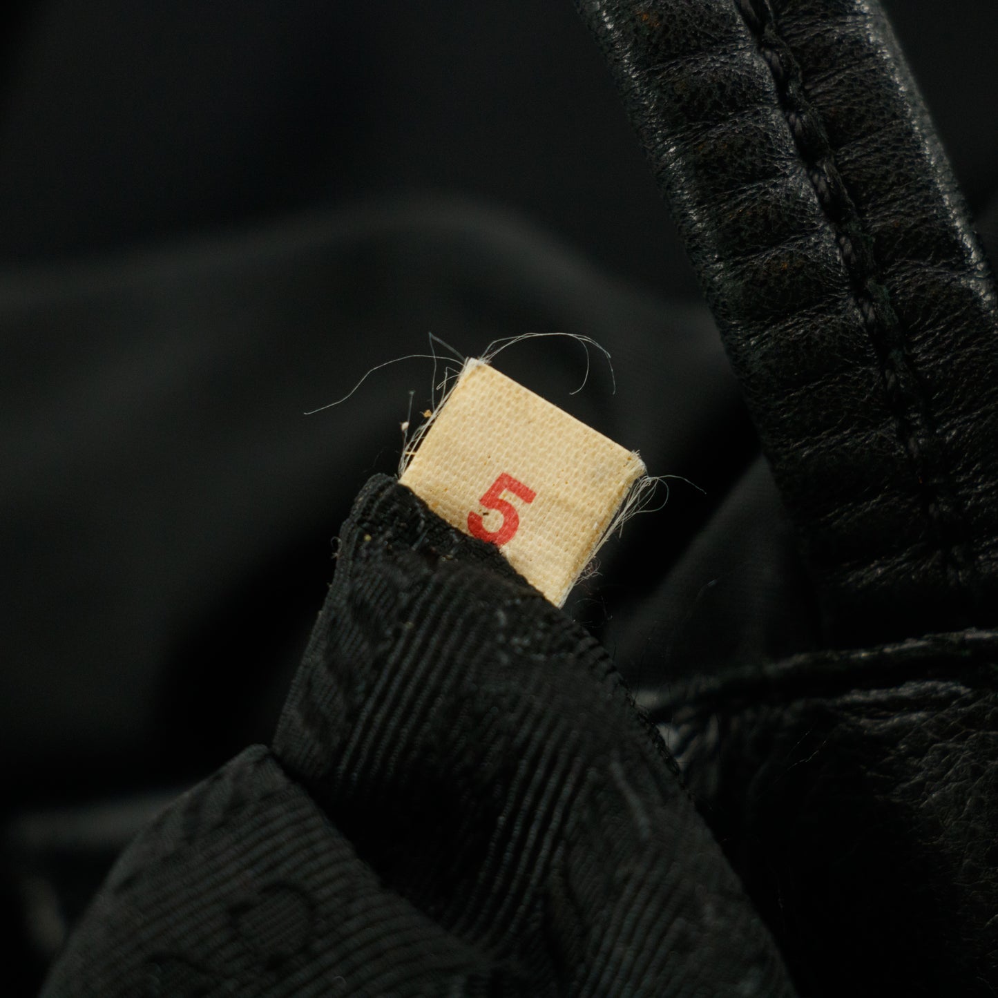 Prada Black Tessuto Nylon x Leather Shoulder Bag #7704