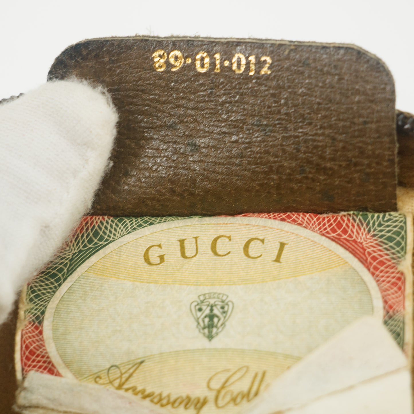 Gucci GG Canvas Brown Pouch #8898