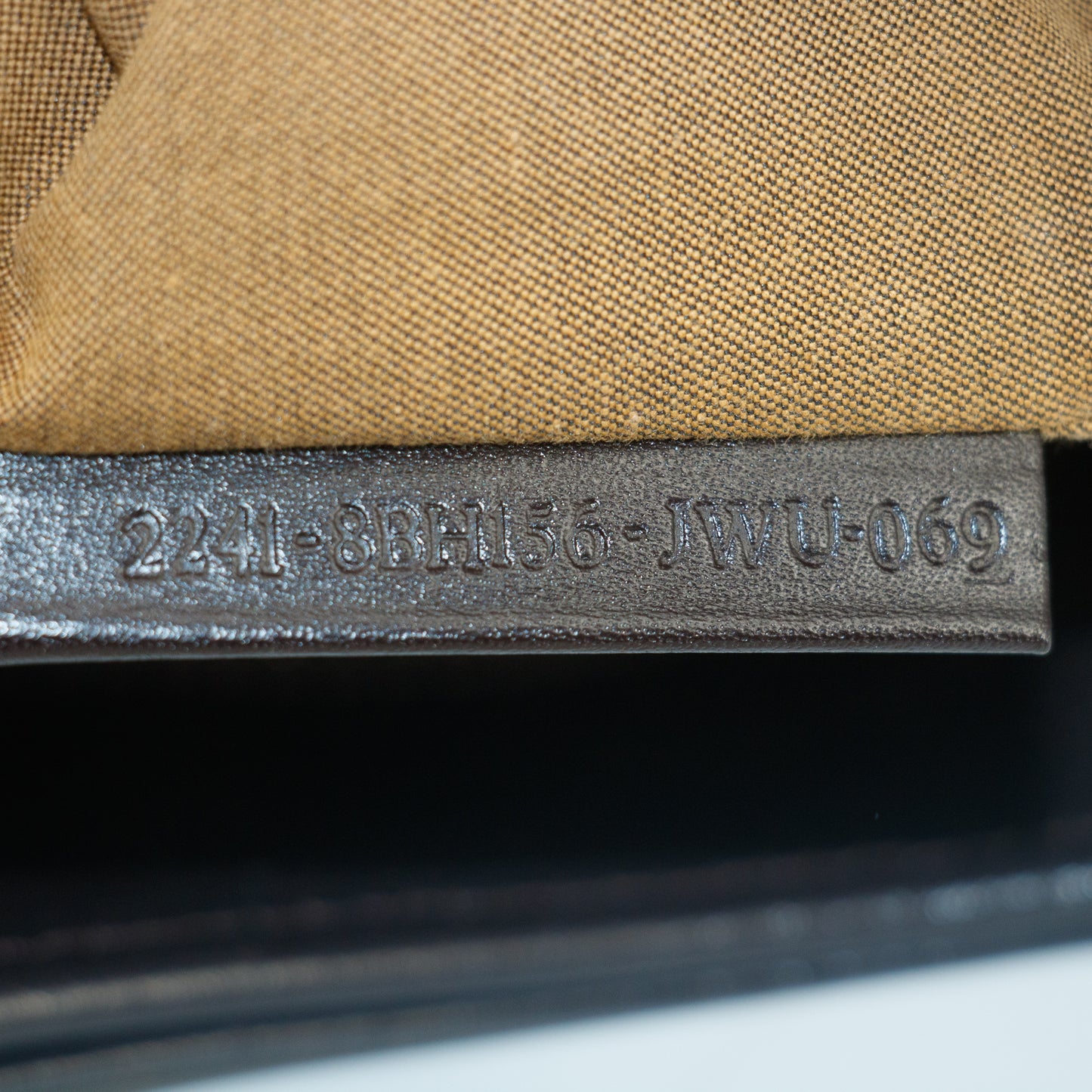 Fendi Shoulder Bag Zucca Canvas Leather Khaki Brown #9210