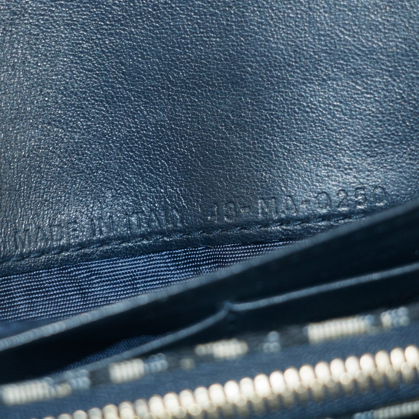 Christian Dior Saddle Navy Fabric 43-MA-0250 Shoulder Bag #9232