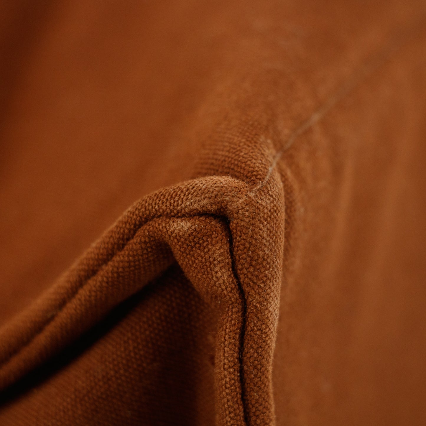 Hermes Burnt Orange Canvas Airline GM Tote Bag #9350