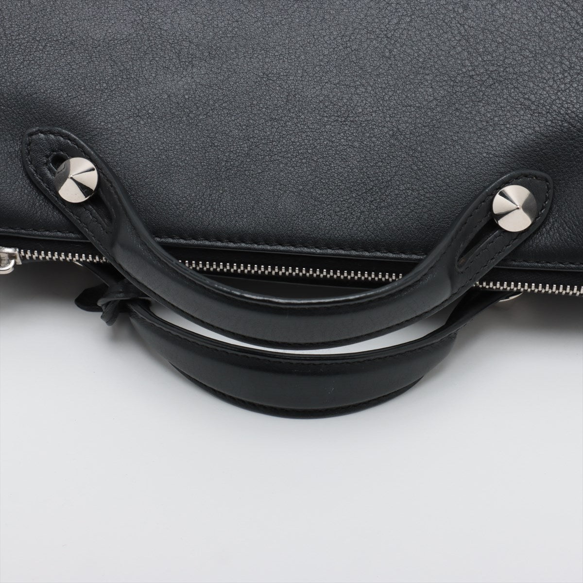 Fendi By The Way Mini Leather 2 Way Handbag Black 8BL124 #2478
