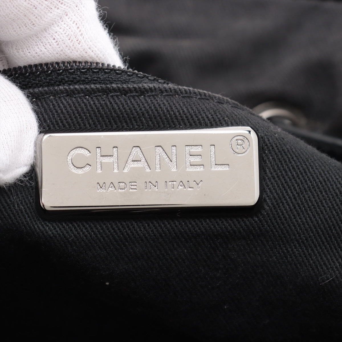 Chanel Matelasse Leather & Cowhide Chain Shoulder Bag Black Silver Metal Fittings 10754134-#2483