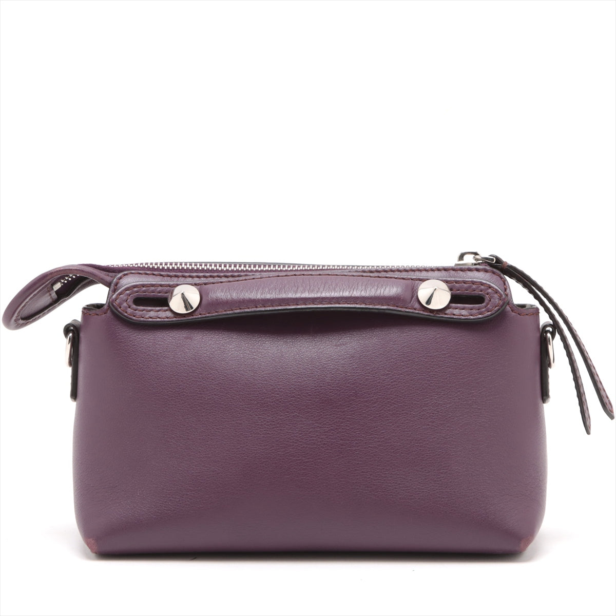 Fendi By The Way Mini Leather Small 2 Way Shoulder Bag Purple #2885
