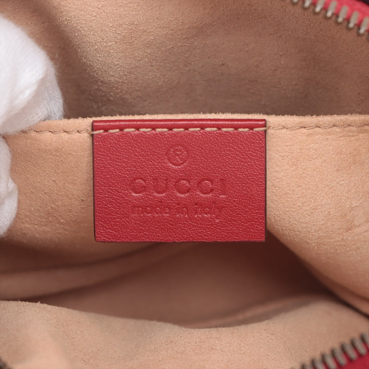 Gucci GG Marmont Leather Waist Bag Red #2147