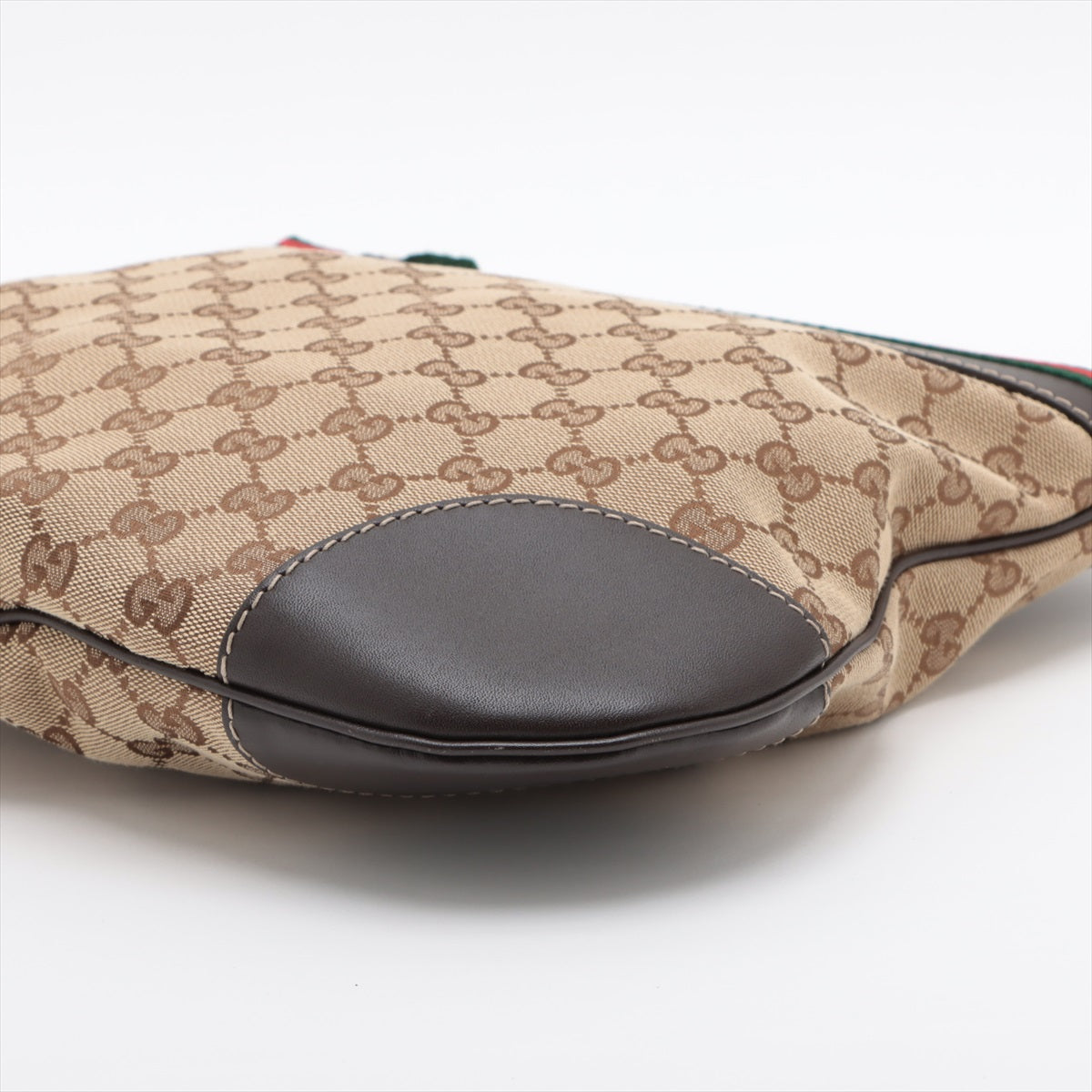 Gucci GG Canvas Canvas & Leather Shoulder bag Brown #2161