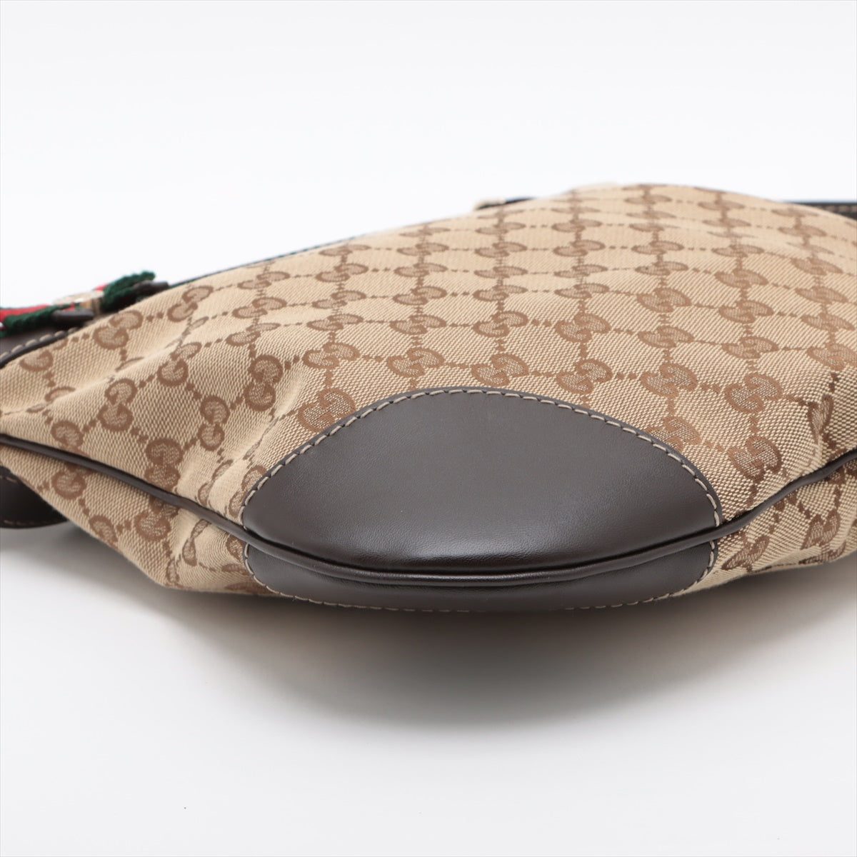 Gucci GG Canvas Canvas & Leather Shoulder bag Brown #2161