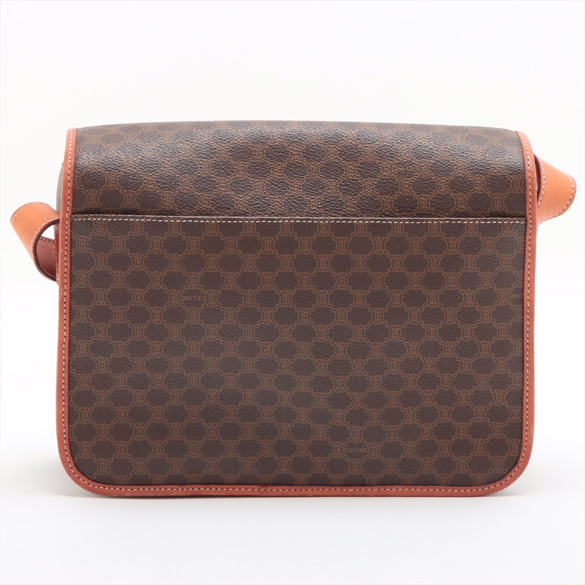 Celine Macadam Brown PVC & leather Crossbody Bag #2157