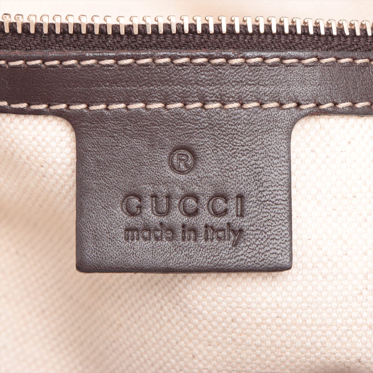 Gucci GG Canvas Canvas & Leather Shoulder bag Beige #2212