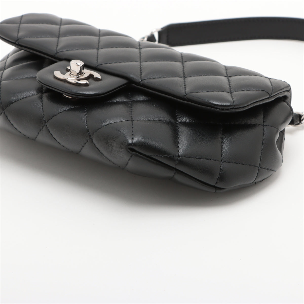 Chanel Matelasse Calfskin Quilted CC Uniform Flap Belt Bag 29367121 #2443