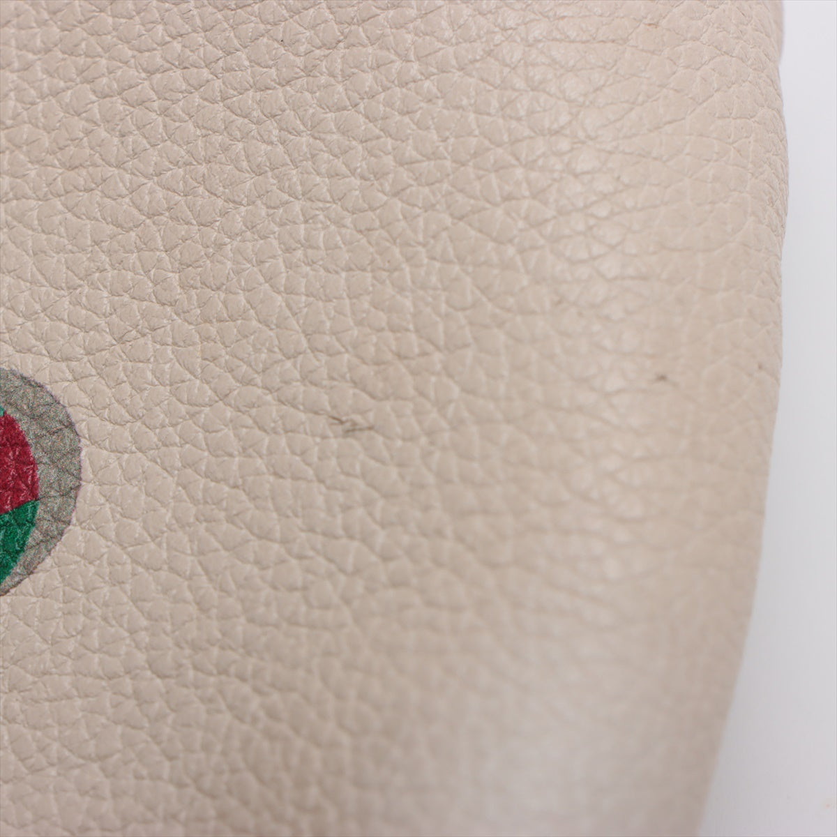 Gucci Logo Print Leather Sling Belt Bag Ivory 493869 #2350