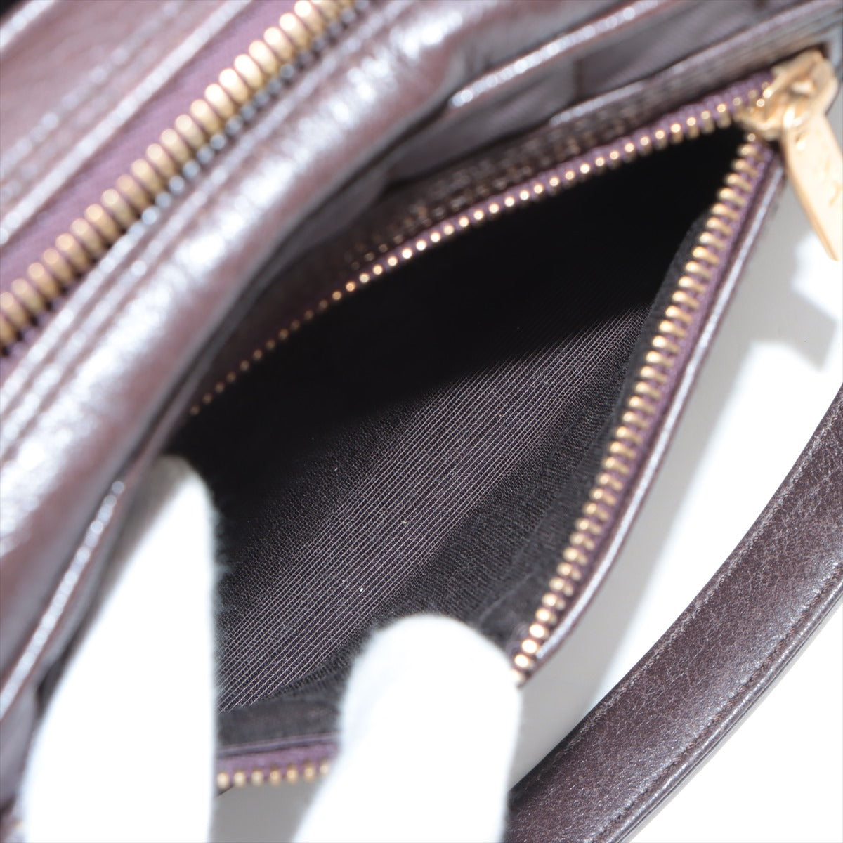 Chanel Chocolate Bar Canvas & Leather Shoulder bag Brown Gold Metal Fittings 7056382 #2430