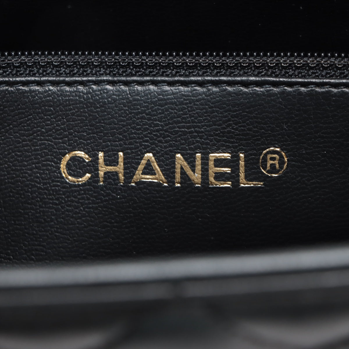 Chanel Matelasse Lambskin Shopping Tote Shoulder Bag Black Gold Metal Fittings 1 Series #2525