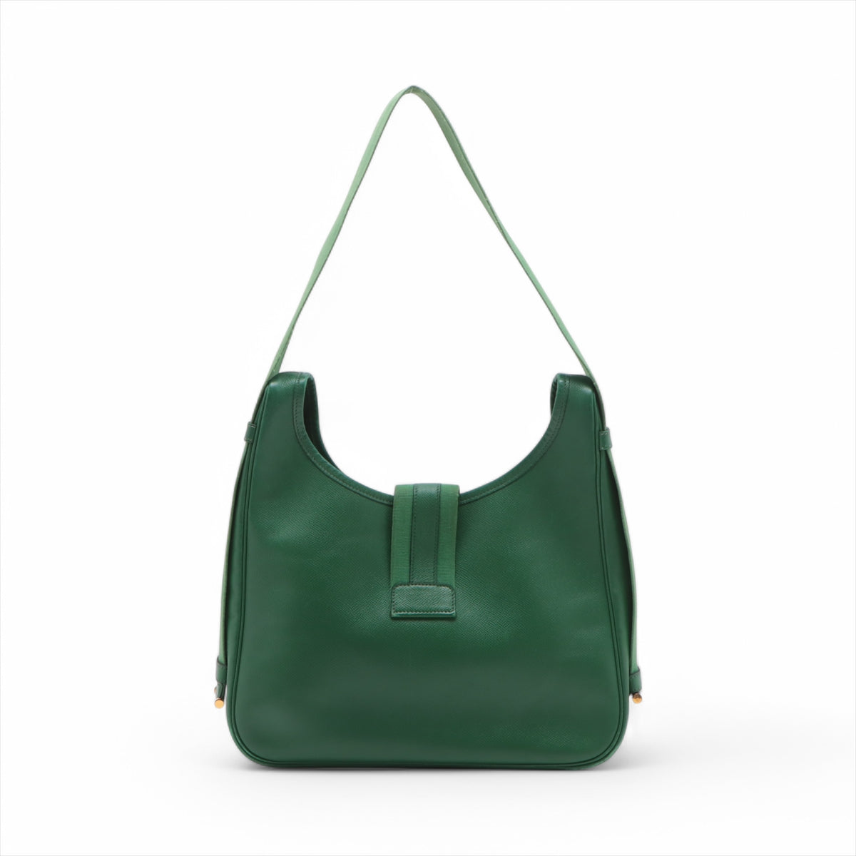 Hermès Courchevel Tsako Green One Handle Shoulder Bag #3753