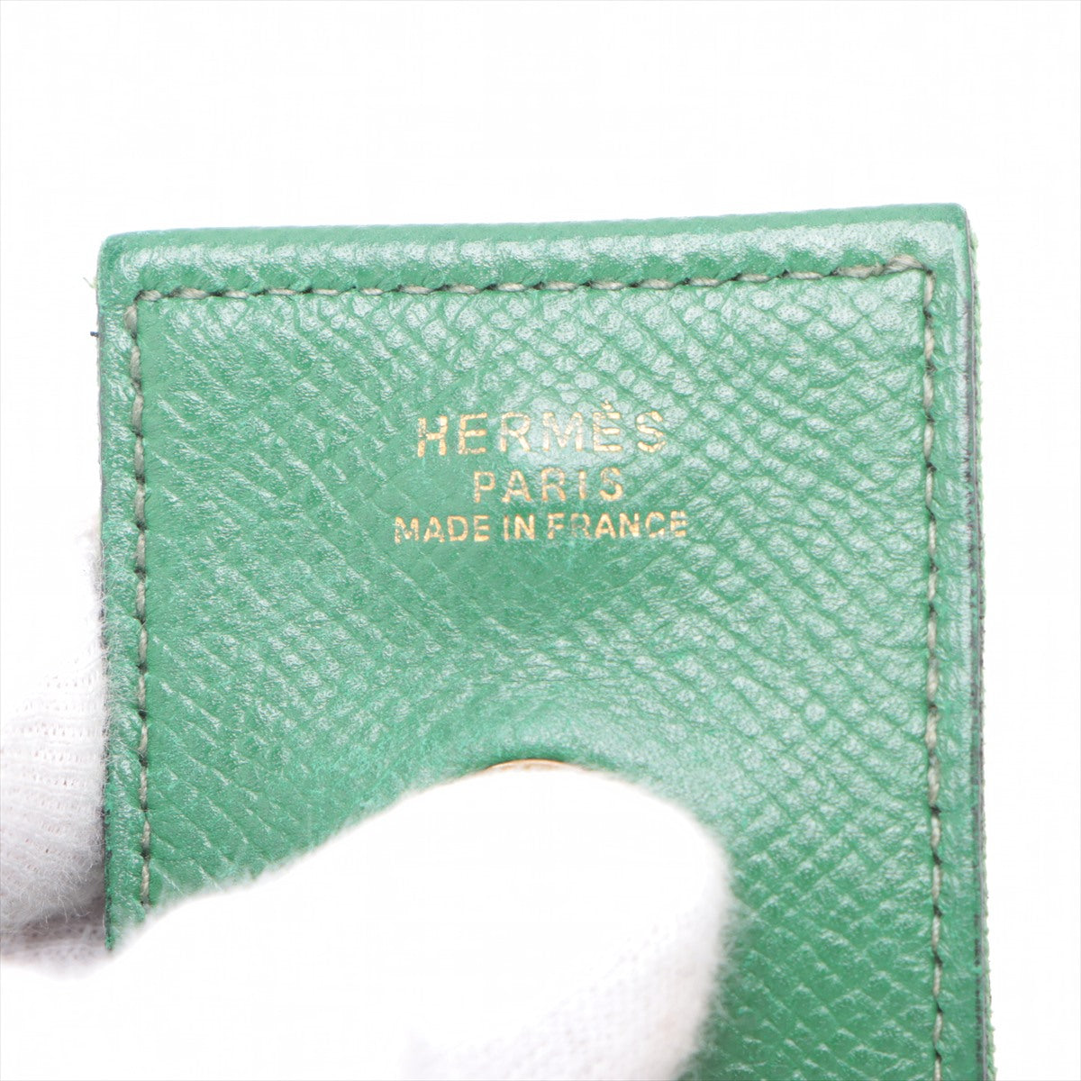 Hermès Courchevel Tsako Green One Handle Shoulder Bag #3753