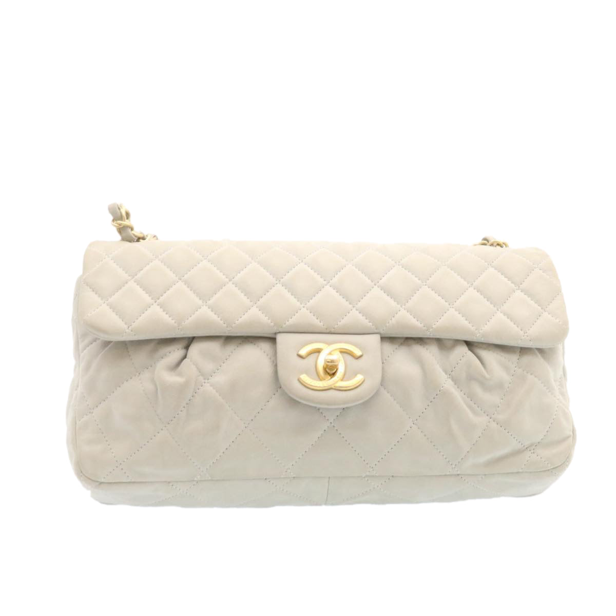 Chanel White Leather Sac Rabat shoulder bag – Luxe Supply Company