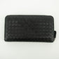 Bottega Black Intrecciato Weave Wallet #1443