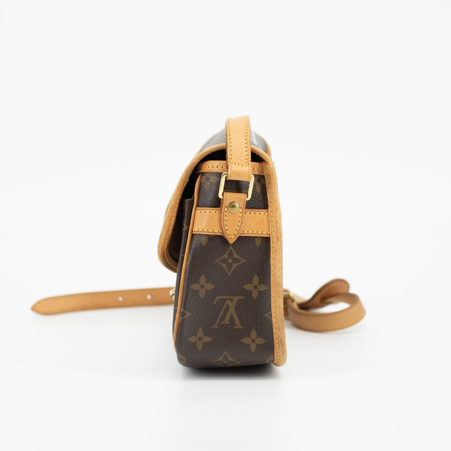 Louis Vuitton Monogram Brown Sologne Handbag #1541