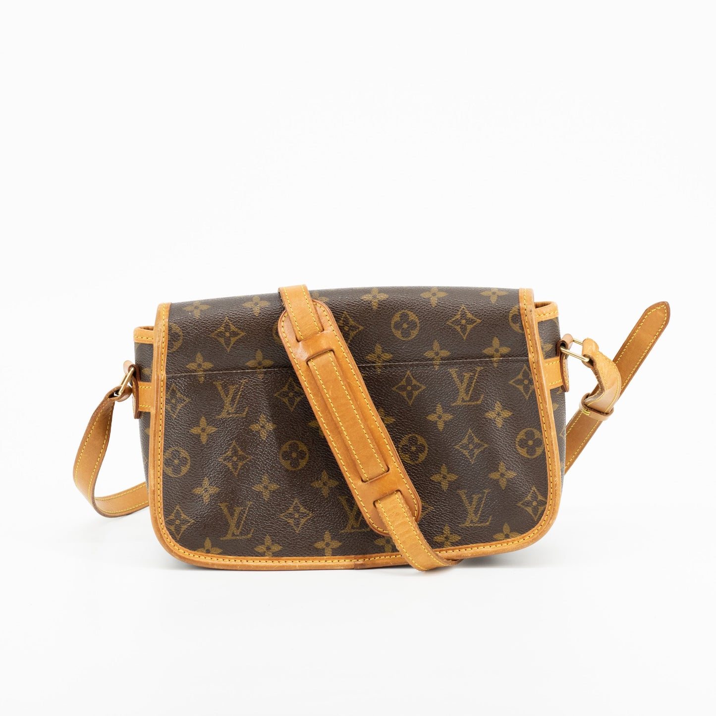 Louis Vuitton Monogram Brown Canvas Sologne Crossbody Bag #1549