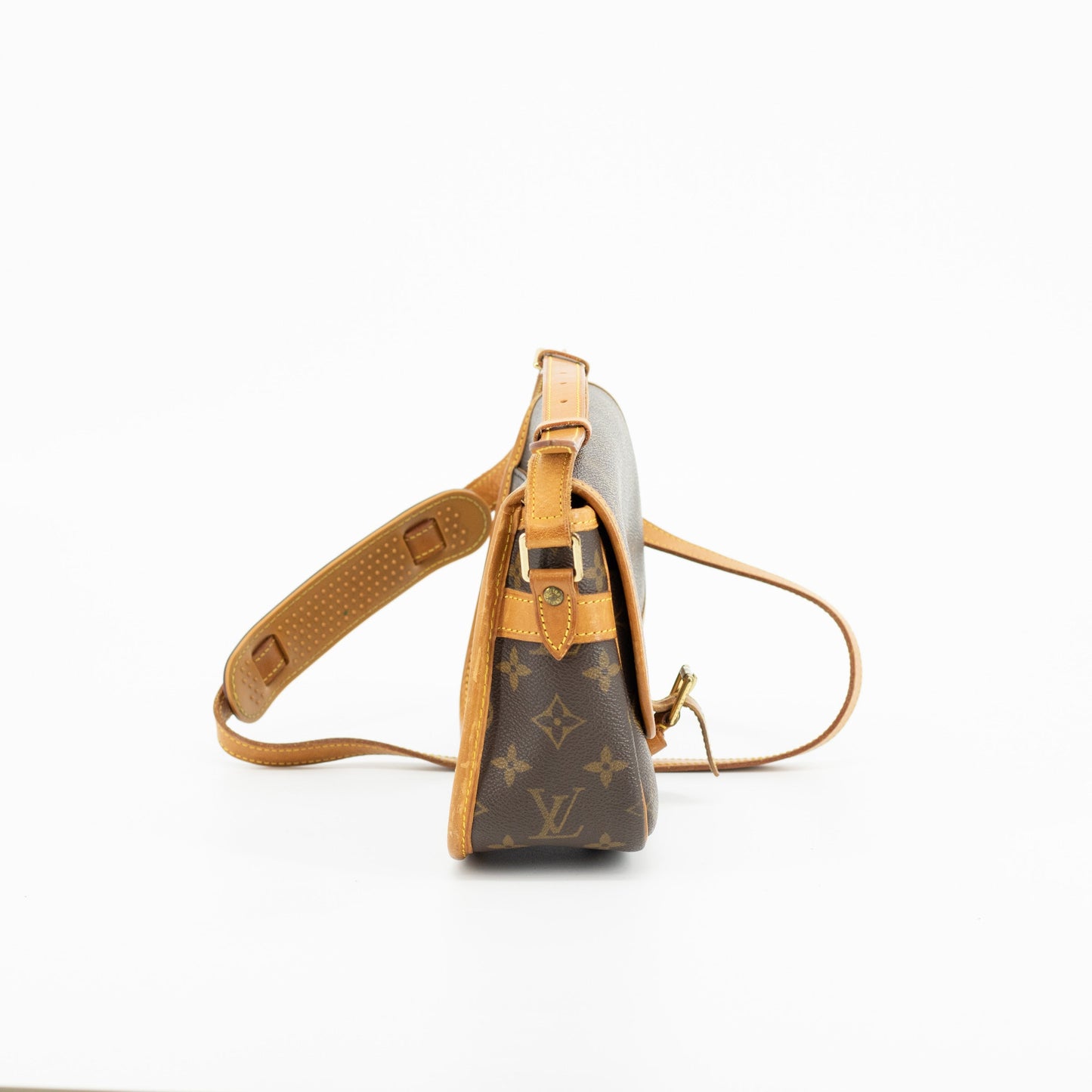 Louis Vuitton Monogram Brown Canvas Sologne Crossbody Bag #1549