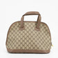 Gucci GG Canvas Brown Dome Half Moon Handbag