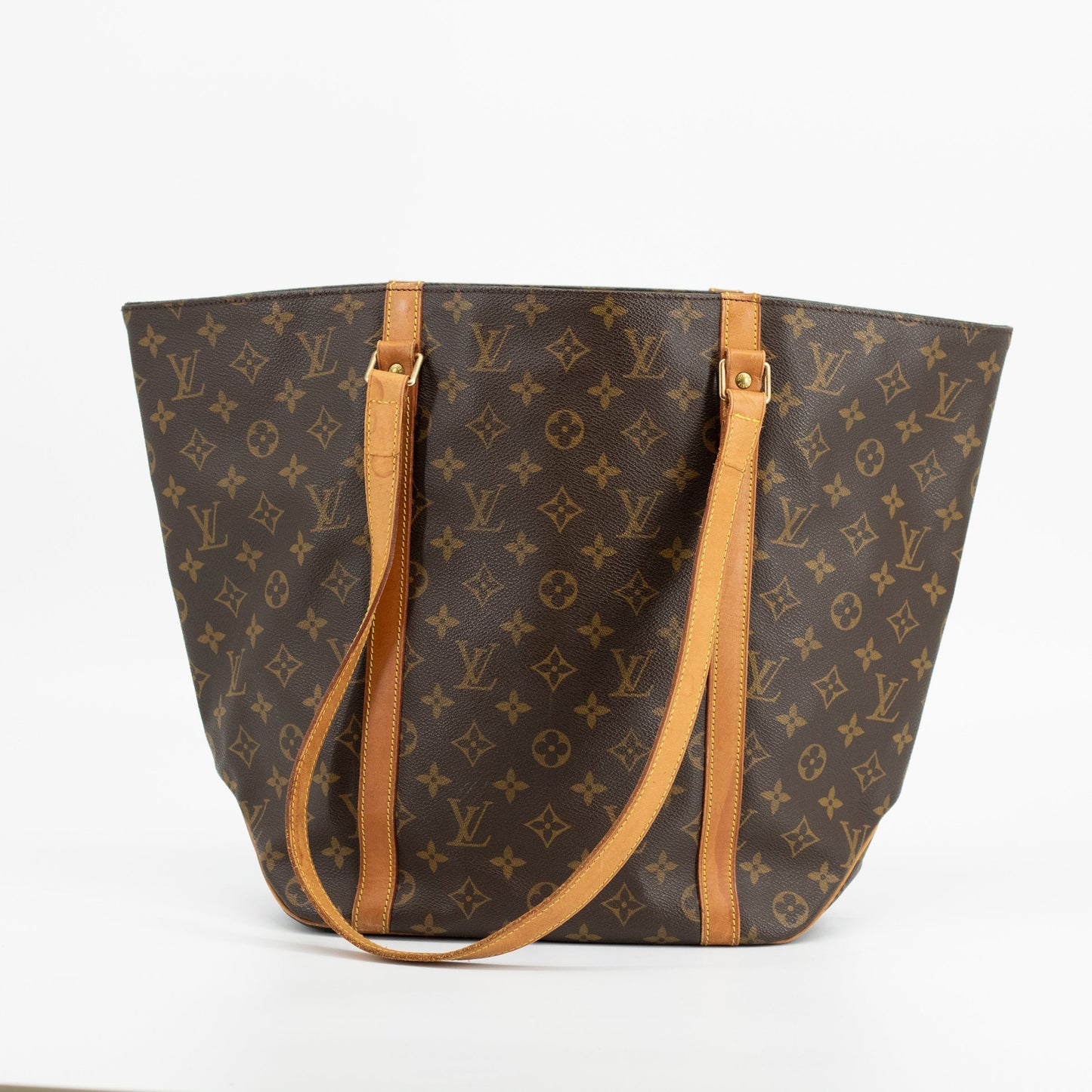 Louis Vuitton Monogram Brown Canvas Sac Shopping Tote