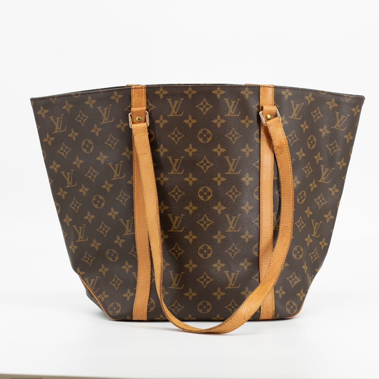 Louis Vuitton Monogram Brown Canvas Sac Shopping Tote