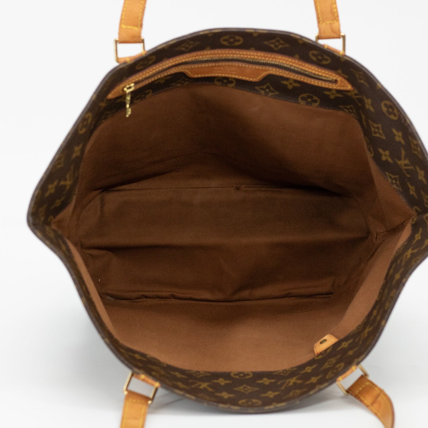 Louis Vuitton Monogram Brown Canvas Sac Shopping Tote