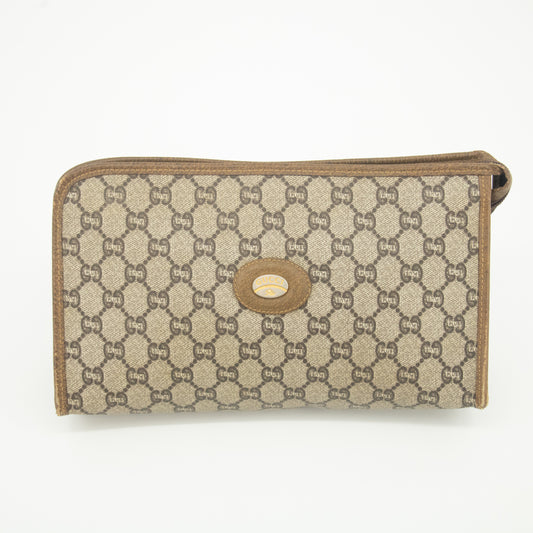 Gucci GG Plus Canvas Coated Clutch #1612