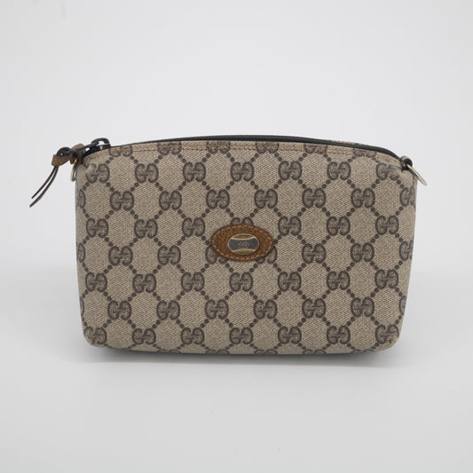 Gucci GG Canvas Coated Pouch Crossbody Bag #1687