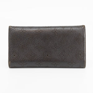 Louis Vuitton Mahina Brown Elysee Long Wallet #1752