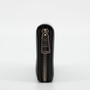 Gucci GG Marmont Black Continental Zip Around Wallet #1831