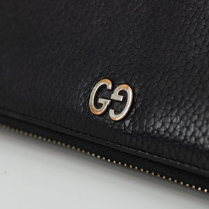 Gucci GG Marmont Black Continental Zip Around Wallet #1831